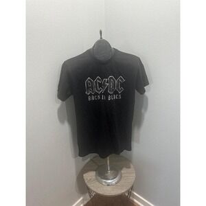 AC/DC Shirt Adult Small T-shirt Back in Black